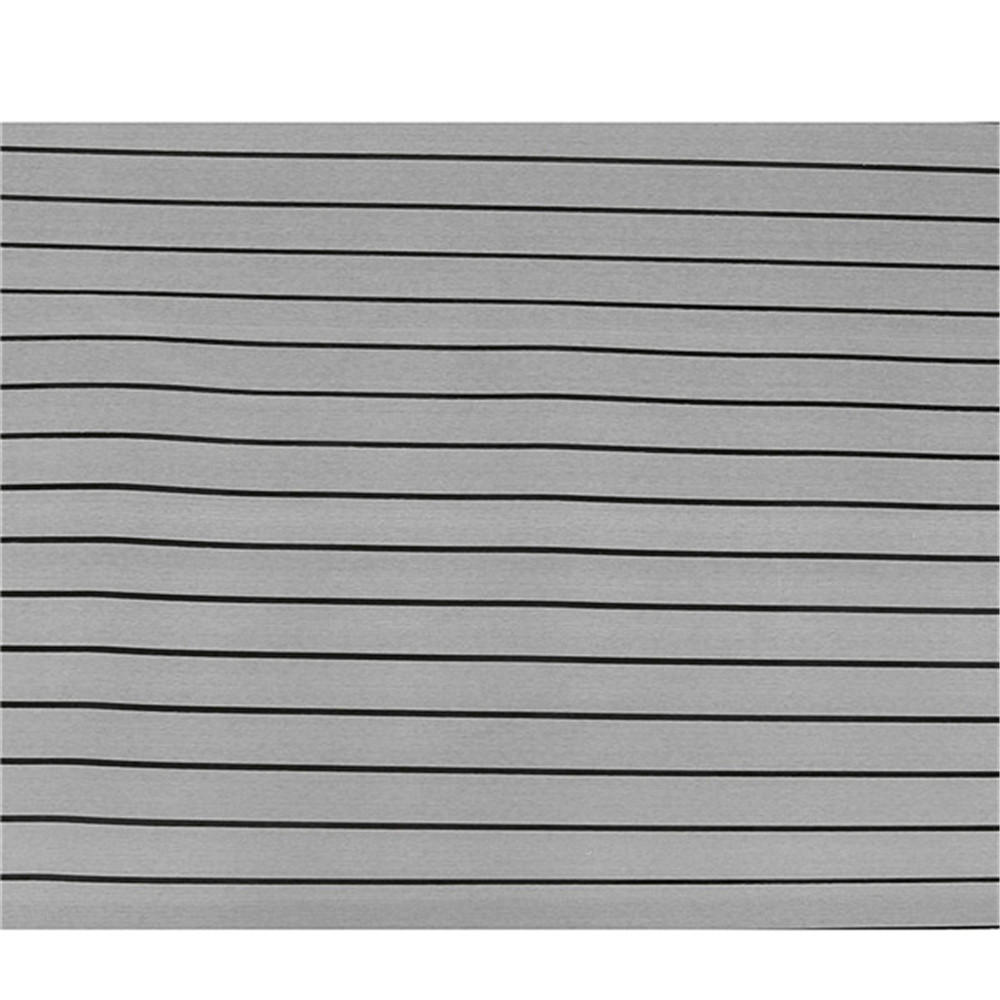 240cm x 45cm x 6mm Grey EVA Foam Teak Sheet Boat Yacht Synthetic Teak Decking With Glue