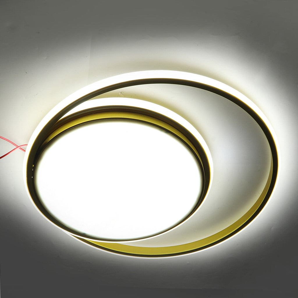 38W 45*5CM AC175-265V LED Ceiling Light Fixture Gold Ring Modern Home Living Room Decor