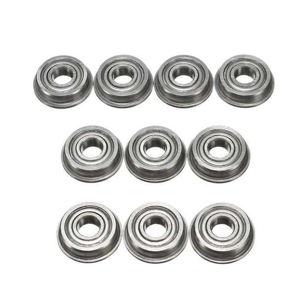 10pcs F695ZZ 5mmx13mmx4mm Double Shielded Flanged Ball Bearing