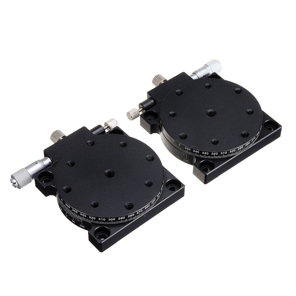 RS60-L RS60-R 60mm R Axis Manual Rotating Platform Sliding Stage Precision Bearing Linear Stage