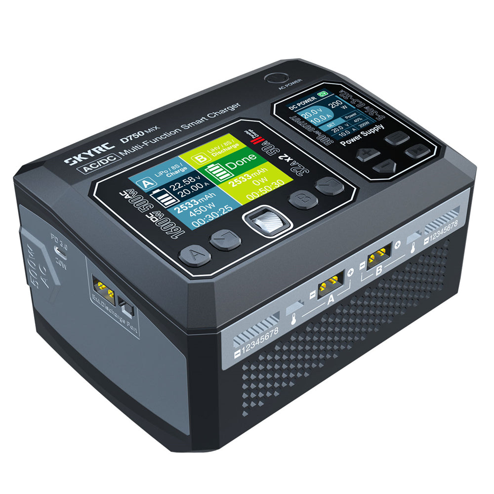 Multi Function Smart Charger 32A 500W AC 1-8S LiPo/LiFe/Li-ion/LiHV 1-20S NiMH/NiCd Battery Charge