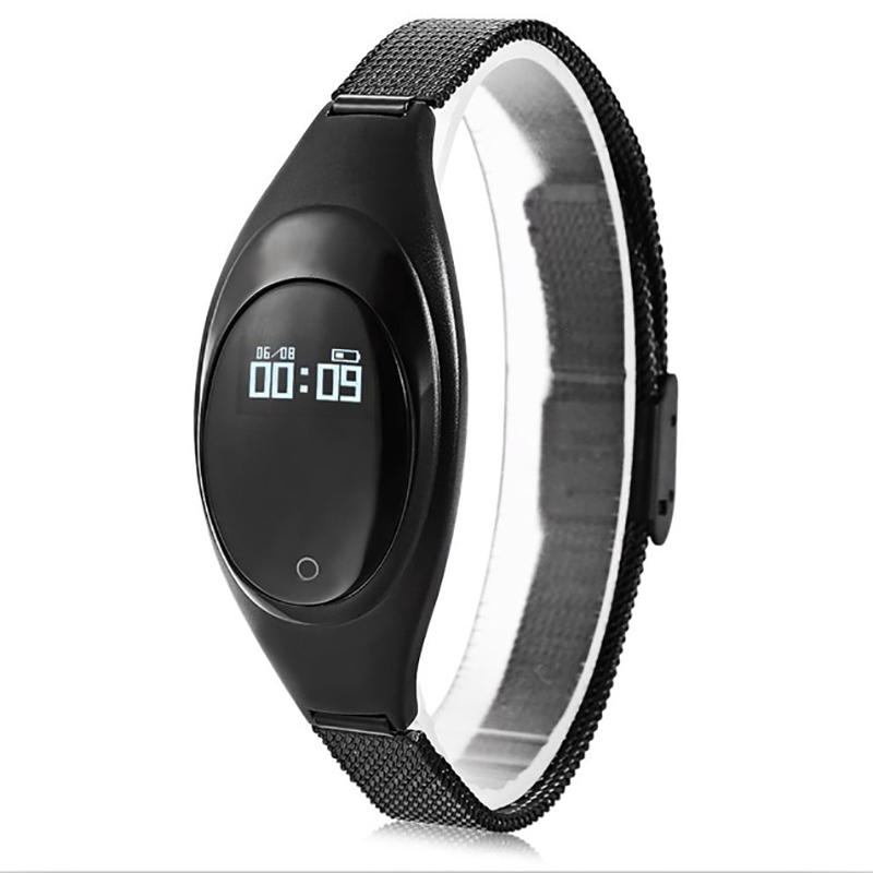 0.49" OLED IP67 Waterproof Heart Rate Blood Pressure Monitor Women Smart Bracelet