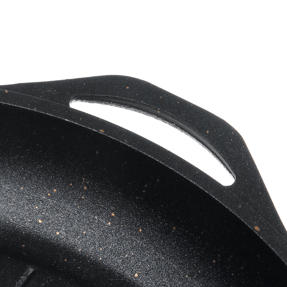 Aluminum 38.5cm BBQ Grill Plate Barbecue Non Stick Coating Roaster Plate for Camping Picnic