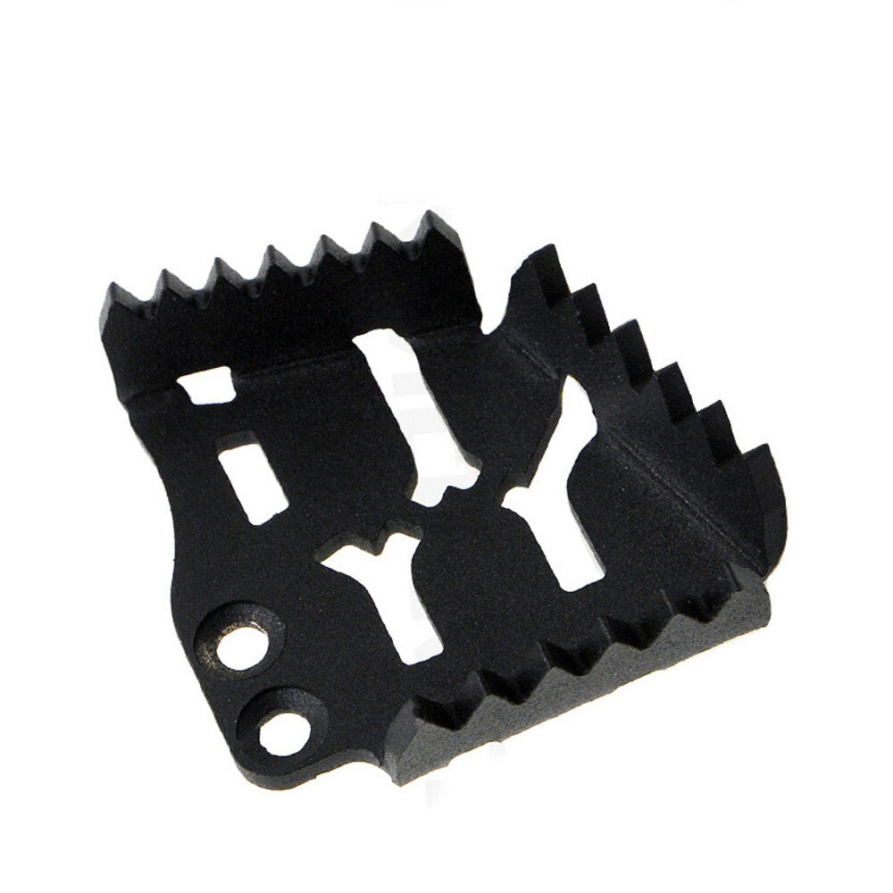 Modified Brake Lever Foot Plate Motorcycle Retrofitted With Brake Pedal