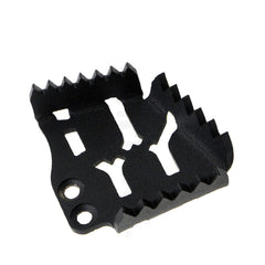 Modified Brake Lever Foot Plate Motorcycle Retrofitted With Brake Pedal