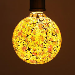 SMD2835 4W E27 G125 2700K Warm White LED Tiffany Art Glass Light Bulb AC85-265V