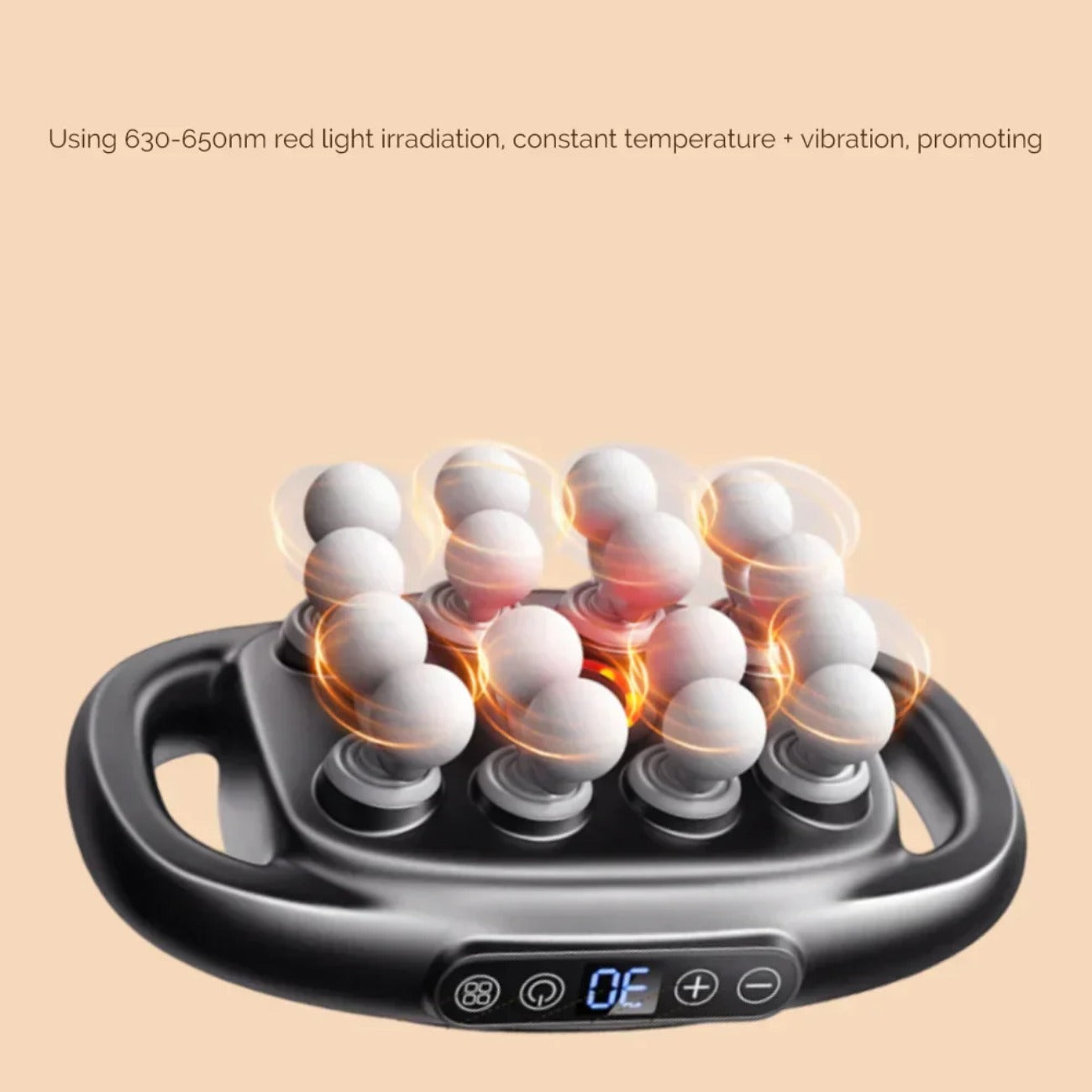 16-Head Body Massage Gun - Full Body Muscle Massager for Arms, Waist, Back, Thighs, Calves, Shoulders, and Feet