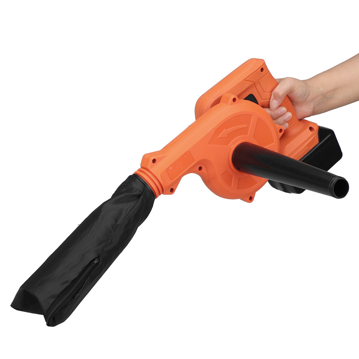 2 in 1 Cordless Electric Air Blower Vacuum Suction Dust Collecter Hose Computer Cleaner Leaf Sweeper W/ 1/2 Battery For Makita