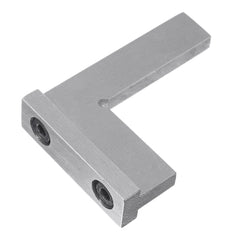 High Carbon Steel Flat Edge Square, DIN 875 Grade 2, Precision 7µm, Sizes: 50x40mm, 75x50mm, 100x70mm, Heat Treated.
