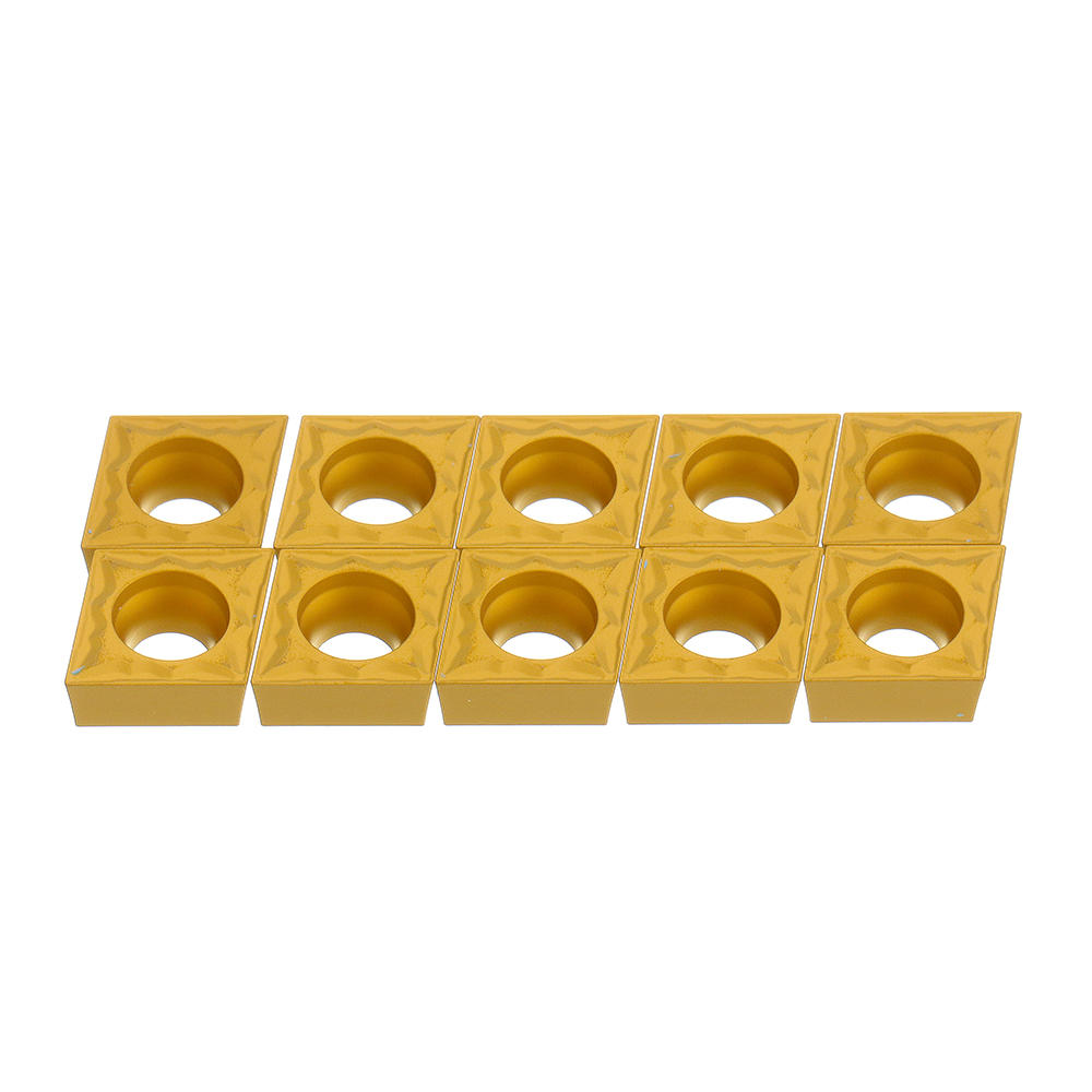 30pcs CCMT09T302/04/08-HMP NC3020 Carbide Insert SCLCR Turning Tool Cutter for Ceramic Metal