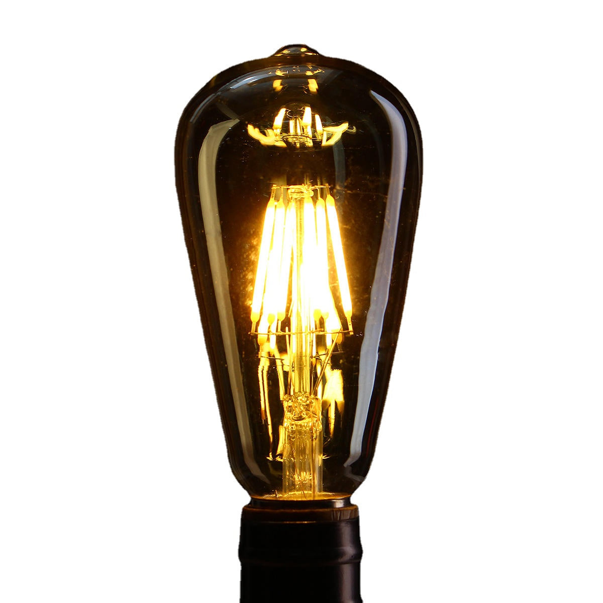 6W Golden Cover Dimmable Retro Vintage Filament LED Bulb Light Lamp AC110/220V