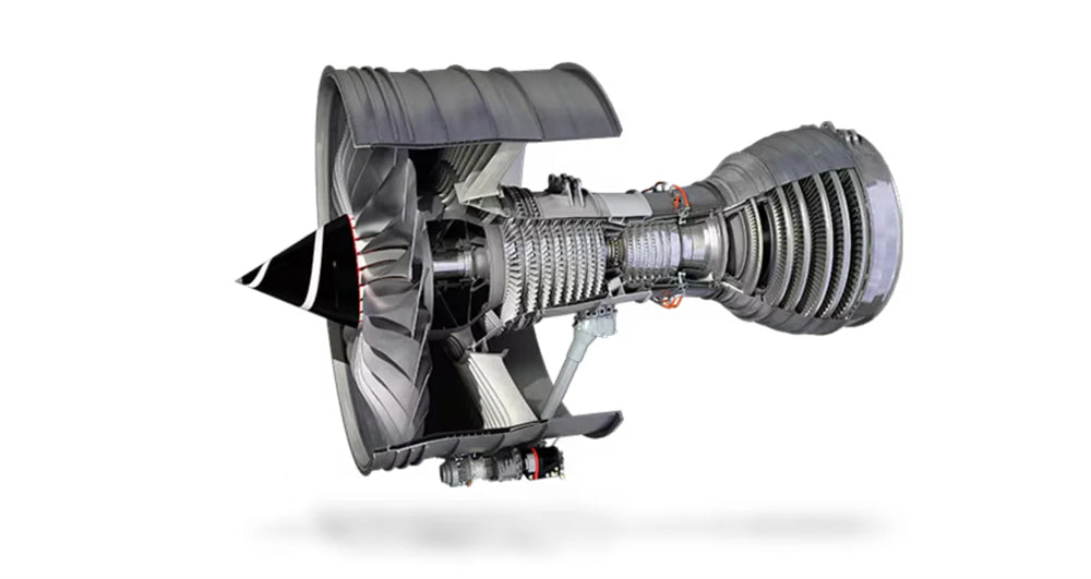 1/6 Scale Highly Restored Super RR Trent 900 Aircraft Turbofan Engine Model RTR 55cm / 22in Physics Experiment Science Education Toys