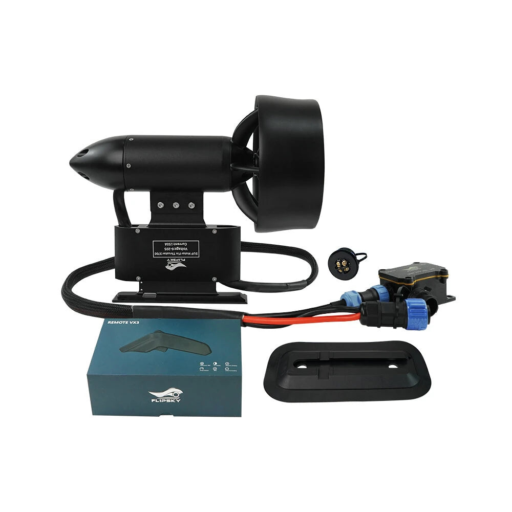 Flipsky 3700 6600W Waterproof Underwater Thruster, Electric Motor for SUP Paddleboards, Kayaks, Jet Boards & Boats