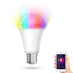 E27 10W RGBWW WIFI APP Voice Control Smart LED Light Bulb Work with Amazon Alexa AC110-255V