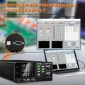 DC Power Supply 400V 600V 800V 1000V 1A RS-232 USB ommunication interfaces 4-Digit LCD Dual-Knob Encoder Memory Function OCP OVP Lock Bench Power Supply