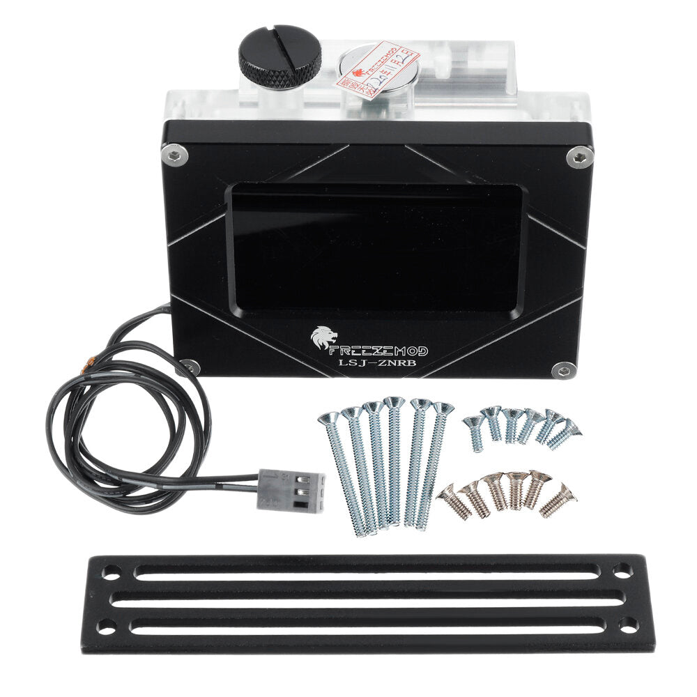 Mounted Version Intelligent Water Cooling System Monitor Temperature Flow Rate Air Pressure Water Pump PWM Black/Silver