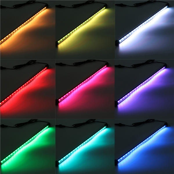 4.5W 60CM Submersible Remote Control/Button 60CM 30 LED RGB Night Lamp for Aquarium Tank Fish Pond