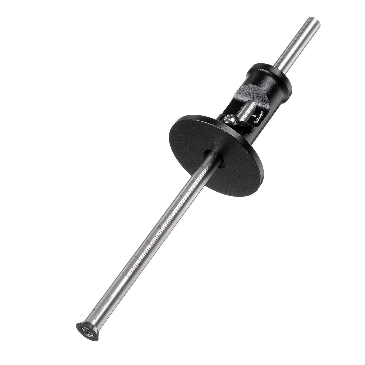 European-Style Micro Adjustable Wheel Marking Gauge for Woodworking - Precision Scriber Ruler Tool, Black