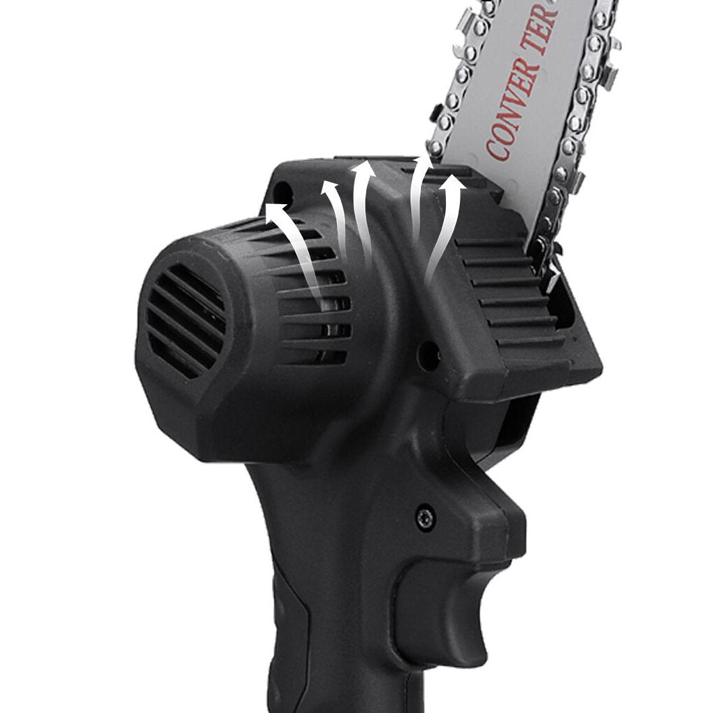 4 Inch 7500mAh Mini Electric Chain Saw Pruning Chainsaw Cordless Garden Tree Logging Trimming Saw