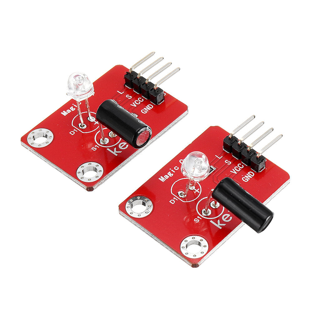 Brick 2Pcs Magic Light Cup Sensor Modules(pad hole) with Pin Header Digital Signal