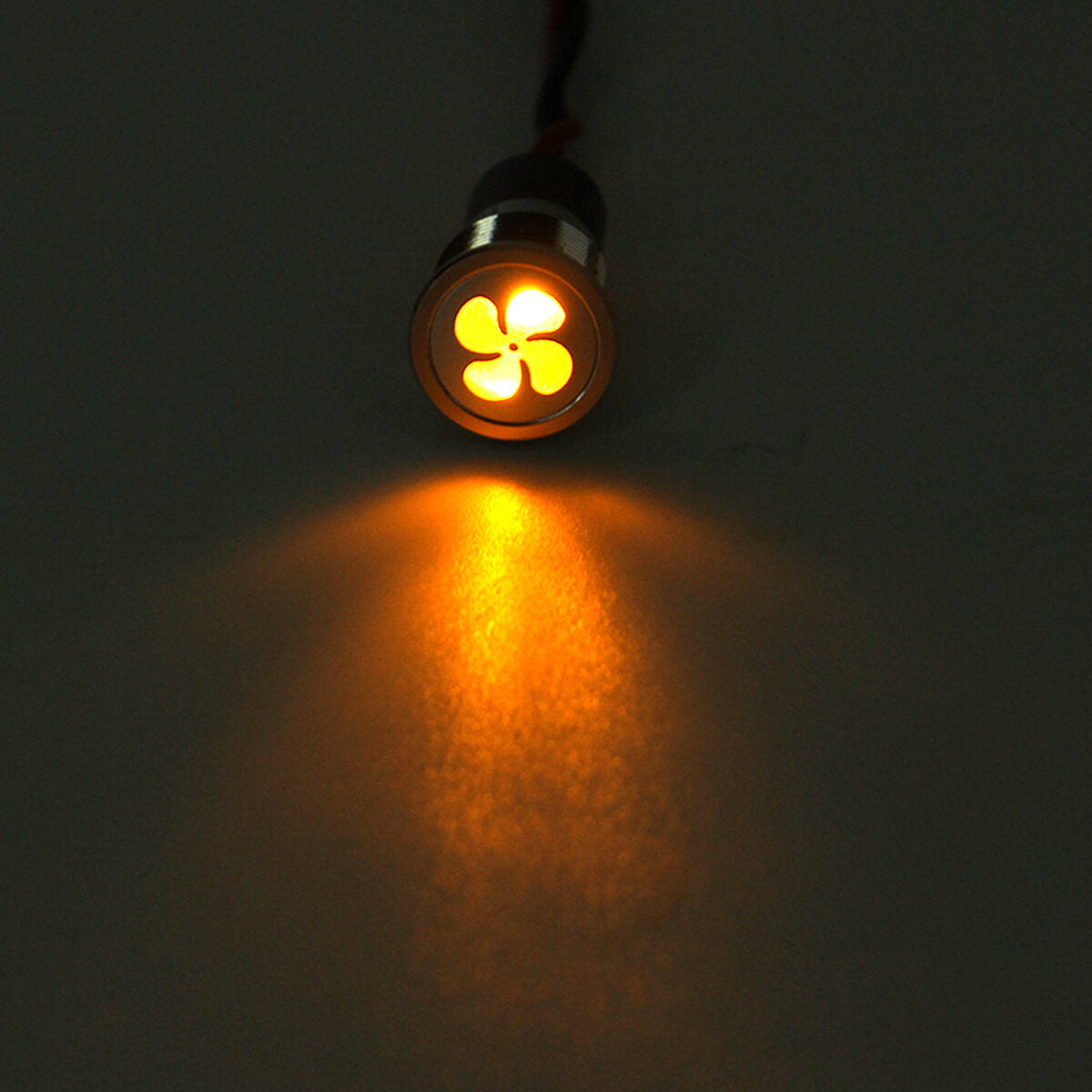 12V 16mm LED Dash Panel Warning Pilot Light Indicator