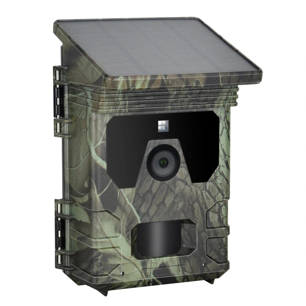 4K 36MP Solar Powered Hunting Camera bluetooth WiFi Outdoors Surveillance Camera 2 inch TFT LCD Display APP Online Viewing for Wild Life Animals