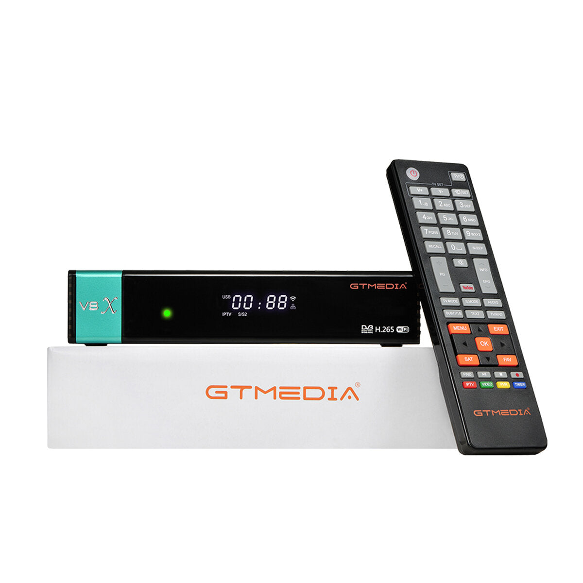 Satellite decoder receiver Upgraded By GTmedia V8 Nova DVB-S2 Freesat V9 Super H.265 HD Built-in Wifi