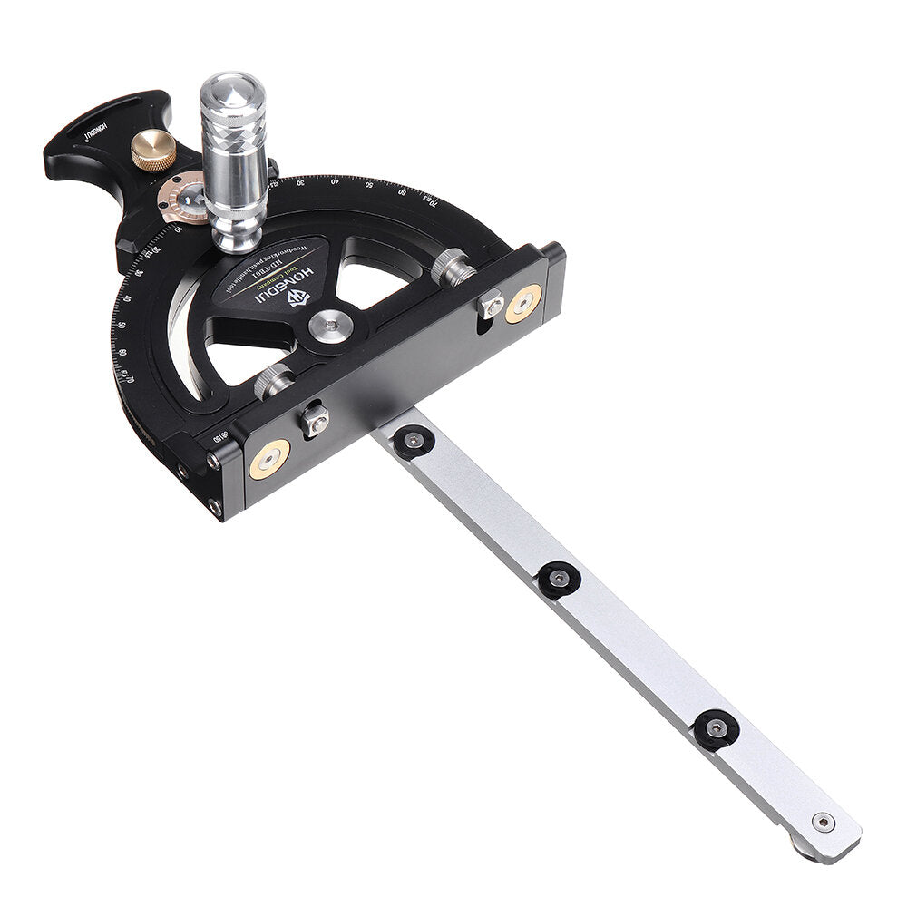 Precision Miter Gauge 0-70 Degree Woodworking Table Saw Push Handle 70 Angles Assembly Angle Ruler