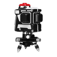 360 12 Line 3D 120X Green Light Laser Level Outdoor Cross Measure Tool W/ Tripod