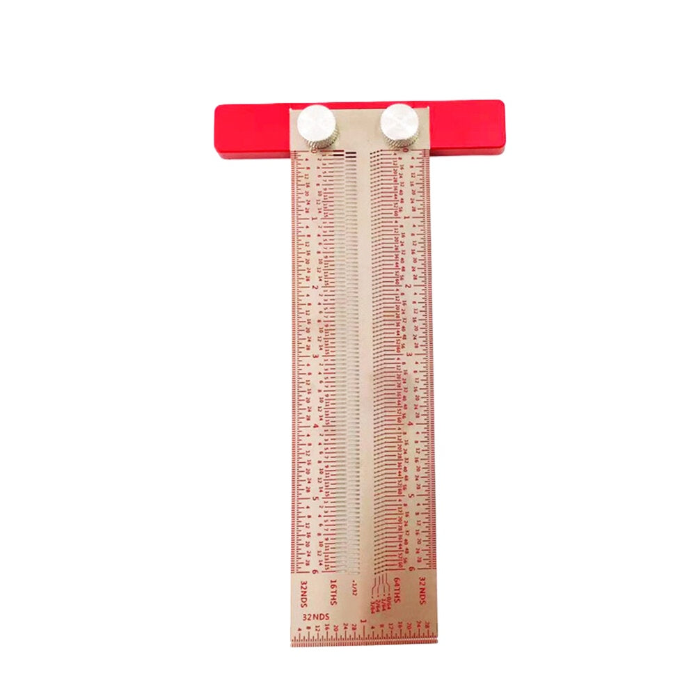 Stainless Steel Woodworking Ruler - Accurate, Lightweight, Slim Design, 3/6/12/15 Inch Options, 0.25mm Precision