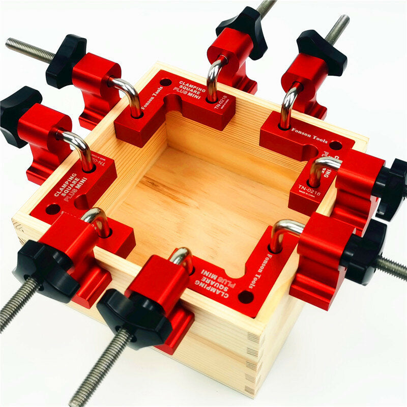 90-Degree Angle Clamps Kit for Woodworking - 28PCS Aluminum Alloy, Easy to Use, Durable, Perfect for Cabinets & Frames