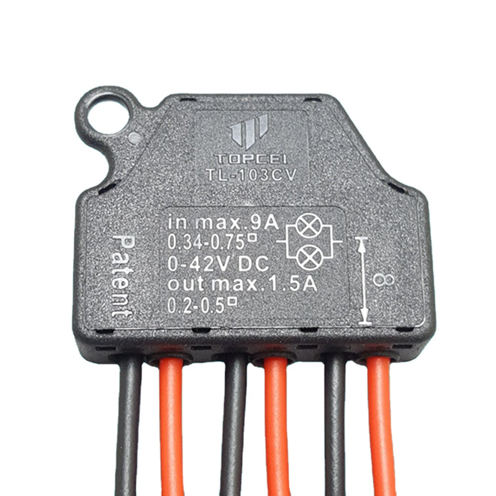 One-in-three-out Two-Pole Branch Terminal Connector Parallel Connection