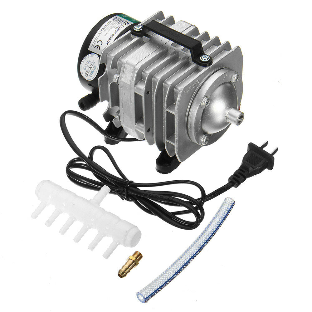45W 220V 70L/Min Portable Electromagnetic Air Compressor Air Pump For Aquarium Hydroponic Systems