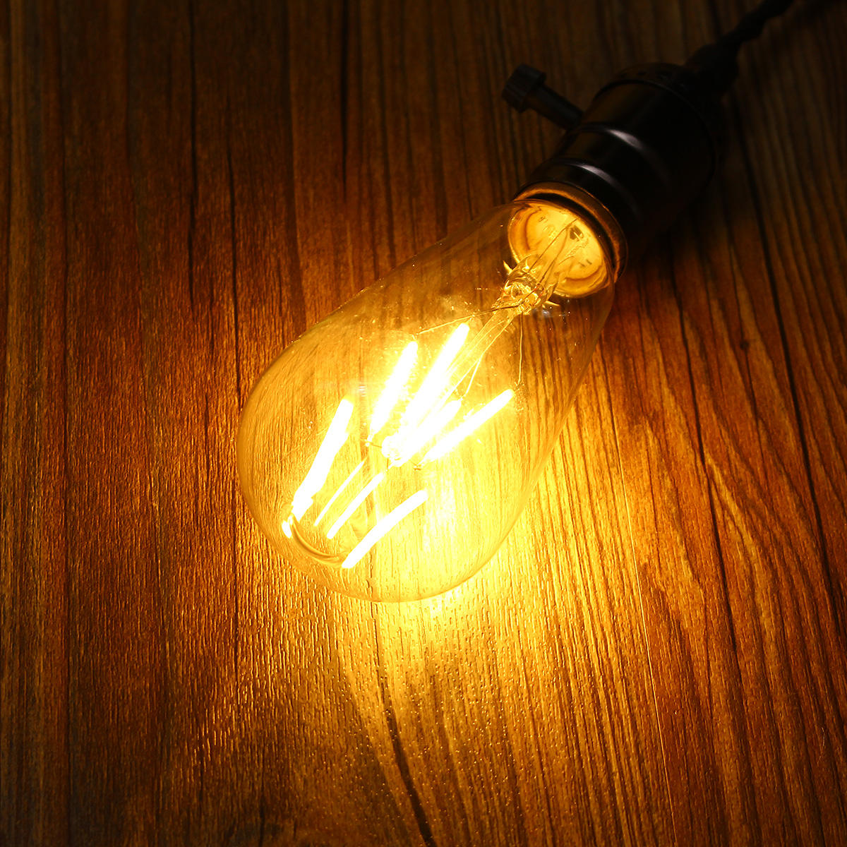 LED 8W Retro Filament Light White/Warm White Tungsten Globe Lamp Bulb AC 220V