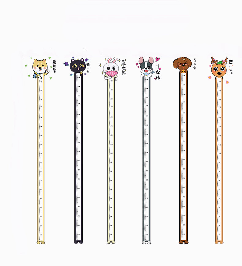 Animal Sticker Children Height Stickers Decorative Stickers Wall Stickers Bedroom Decoration