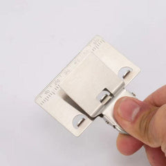 Metal Tape Measure Clip Holder Accurate Woodworking Positioning Clamp Wood Measure Locating Tools