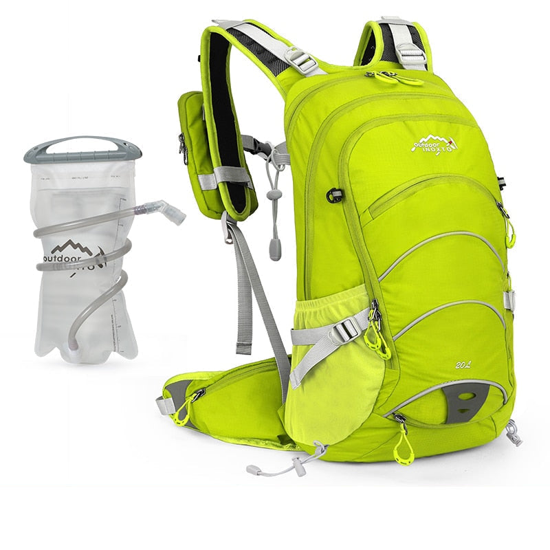 20 liters outdoor sports bag waterproof camping hiking with rain cover