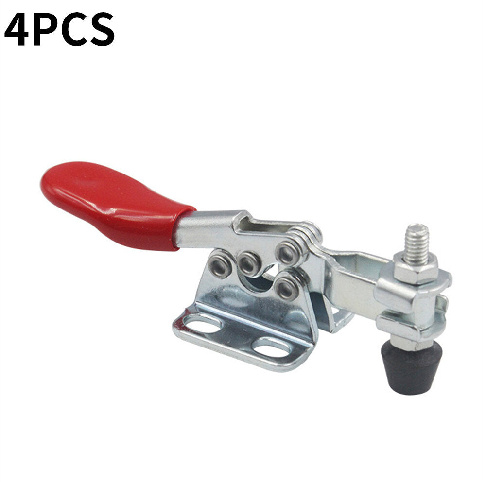 Horizontal Toggle Clamp - Secure Grip, Durable Steel, 27kg Capacity, Easy Vertical Removal, Ideal for Woodworking Projects