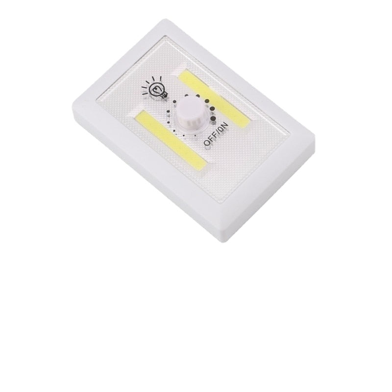 COB Magnetic Mini LED Cordless Light Switch Wall Night Lights Battery Operated Kitchen Cabinet Garage Closet Camp Emergency Lamp