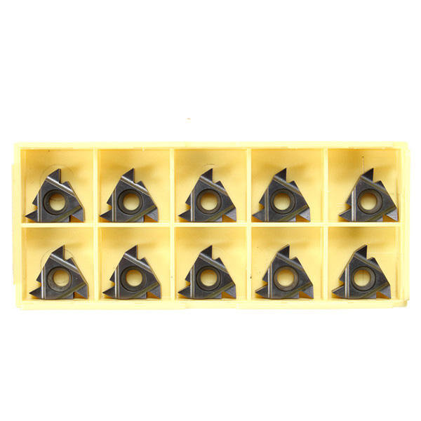 10pcs 16ER AG55 Tungsten Steel Inserts External Turning Tool Holder Inserts