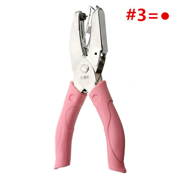 155mm Stainless Steel Manual Hole Puncher Pliers DIY Hand Tool - 5 Size