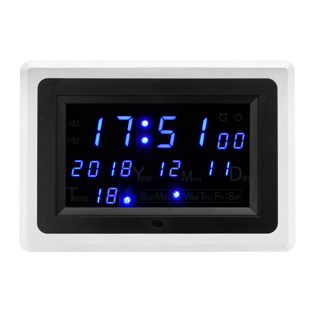 DC9-12V Electronic Calendar High Precision Clock ECL-1227 12/24 Hour C/F Switchble