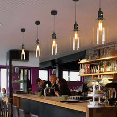 16x33cm Modern Ceiling Light LED Pendant Lamp Glass Dining Room Chandelier Fixtures