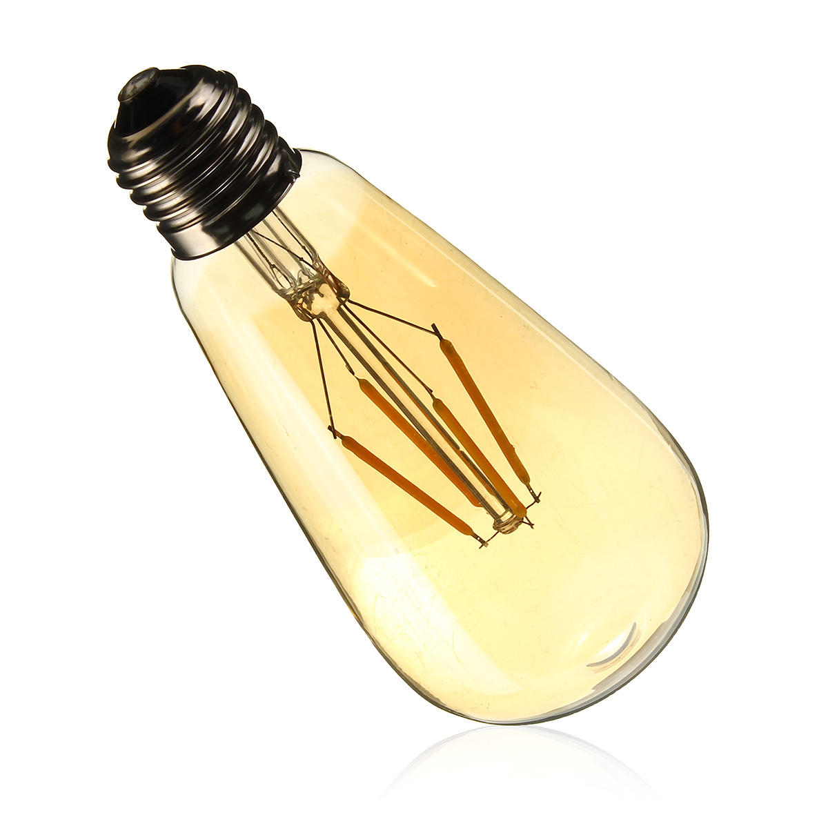 4W Golden Cover Dimmable Retro Vintage Filament LED Bulb Light Lamp AC110/220V