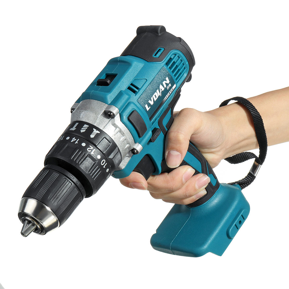 18V 3 In 1 Cordless Impact Drill 2 Speed Rechargable Electric Screwdriver Drill Li-Ion Battery