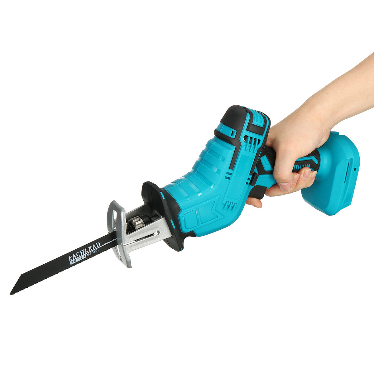18V Cordless Handheld Electric Reciprocating Saw 0-3000rpm/min Electric Saber Saw With 4 Pcs Saw Blades Adapted To Makita Battery