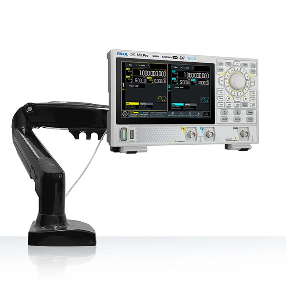 Function Arbitrary Waveform Generator 50MHz 2CH 625MSa/s High Accuracy Portable Design with 7 inch Touch Screen Low Jitter Rich Modulation for Communication Motor Control