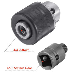 10mm Drill Chuck Drill Adapter 1/2 Inch Changed Impact Wrench Into Eletric Drill