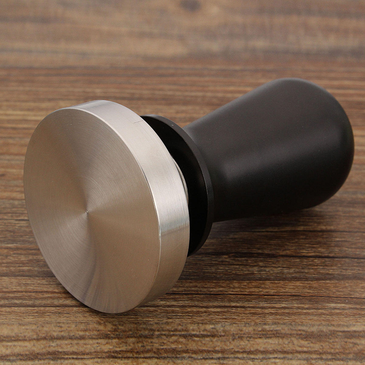 58mm Stainless Steel Coffee Tamper Calibrated Pressure Coffee Bean Press Flat Base for Espresso