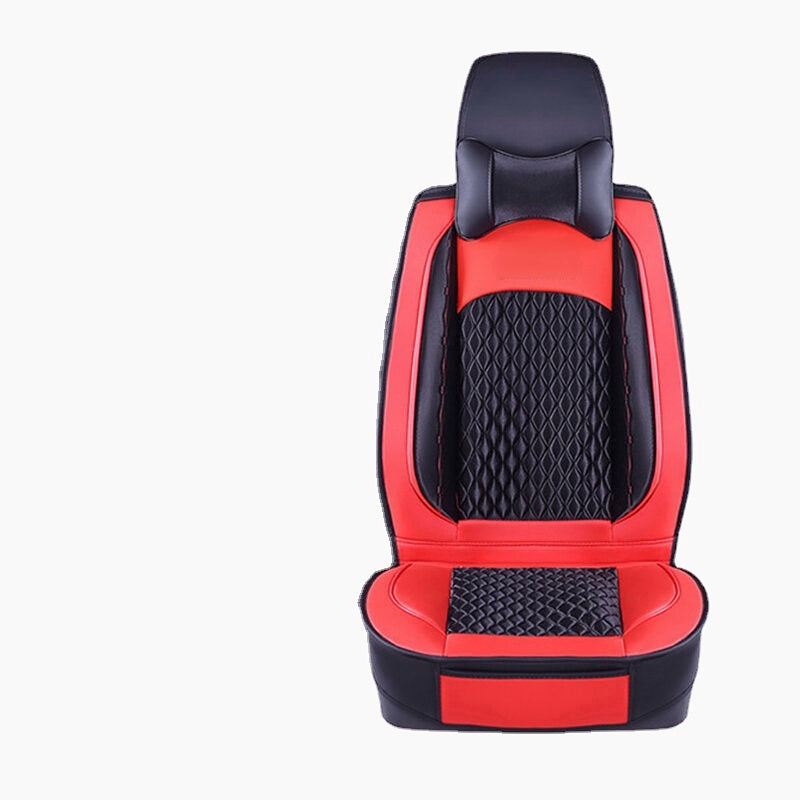 5D Car Seat Cover Breathable PU Leather Full Surround Universal Seat Protector Set